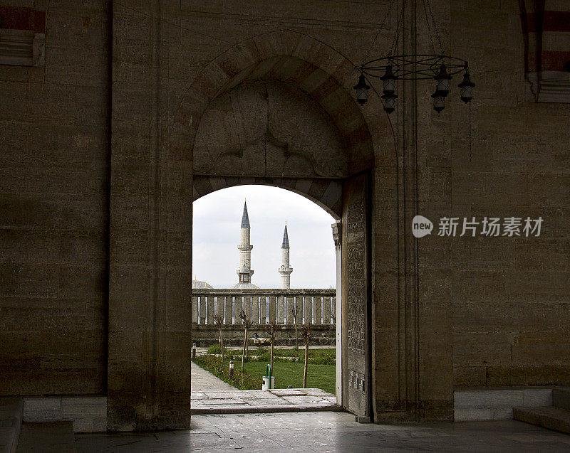 来自Edirne selimiye清真寺的老清真寺